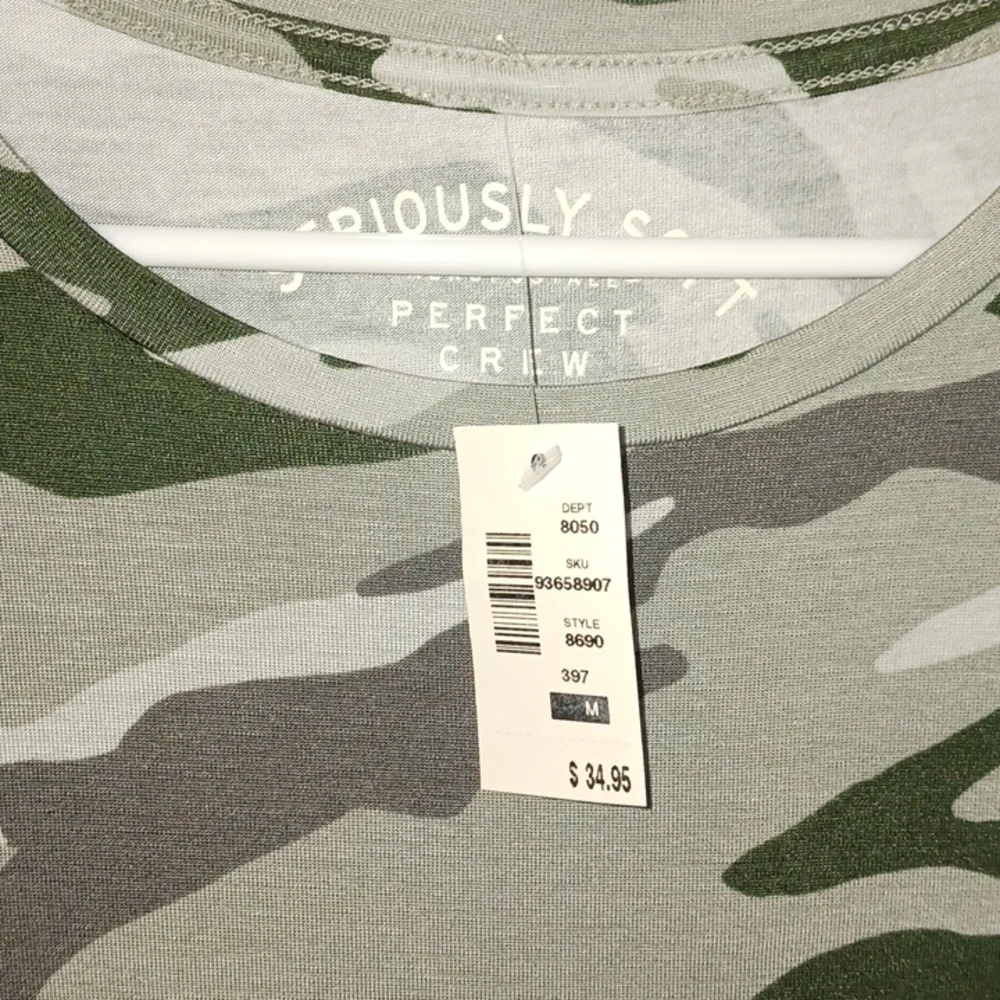 NWT Aeropostale - Long Sleeve Seriously Soft Camo Crew Tee! - Picture 2 of 11